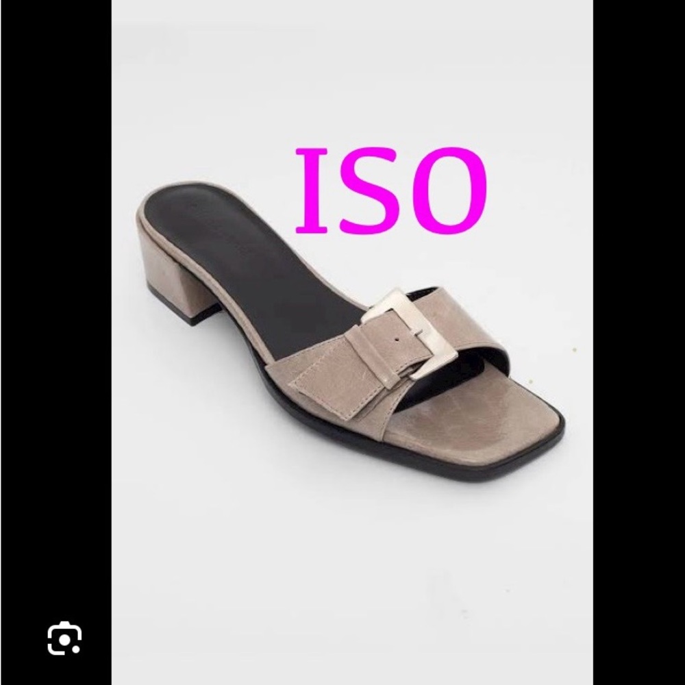 ISO Paloma wool marg margarita sandal shoes heels 1519 grey brown tan